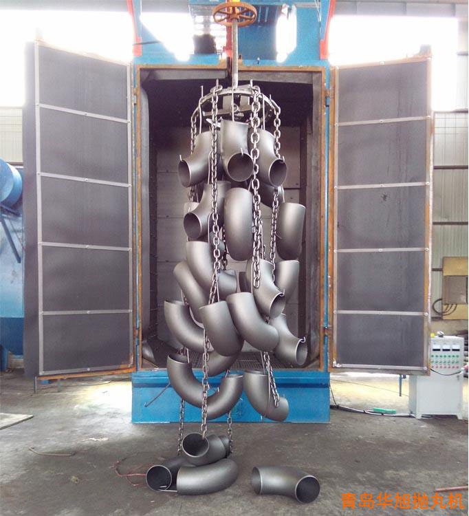 工件經過Q378吊鉤式拋丸機處理后的效果