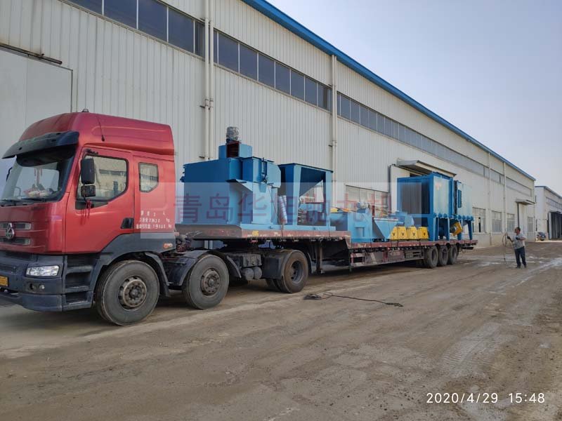 Q6915輥道通過式拋丸機發往云南大理